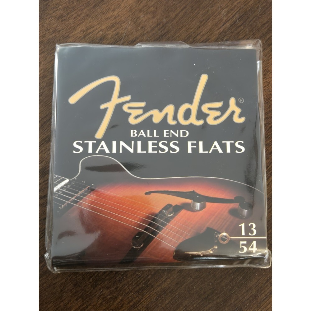 FENDER 50M Guitar Strings .013-.054 Stainless Flats Ball End